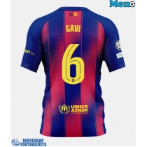 Barcelona Paez Gavi #6 Replica Home Shirt 2025-26 Short Sleeve